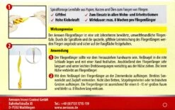 Aeroxon Fliegenfänger - 4 Stück 6 Aeroxon Fliegenfänger - 4 Stück -Ausgewählte Gartenpflegegeschäfte Aeroxon20Fliegenfaenger 41330 H01