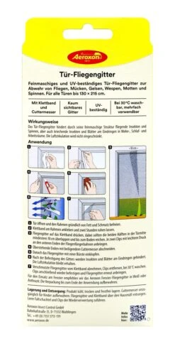 Aeroxon Tür-Fliegengitter - 2 Stück 5 Aeroxon Tür-Fliegengitter - 2 Stück -Ausgewählte Gartenpflegegeschäfte Aeroxon20Tuer20Fliegengitter 35560 H01