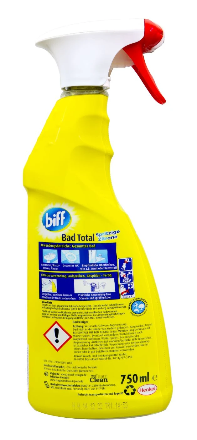 Biff Bad Total - Spritzige Zitrone - 0,75 L 2 Biff Bad Total - Spritzige Zitrone - 0,75 L – Bild 2