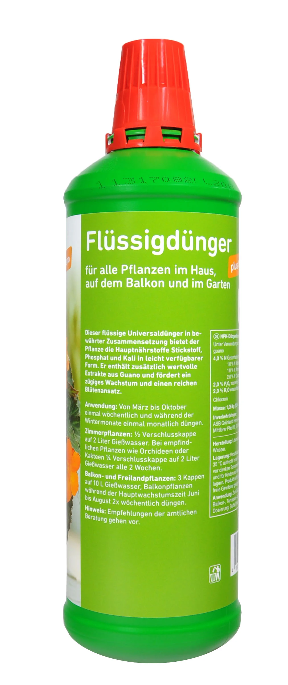 Blumendünger Mit Guano - 1 L 2 Blumendünger Mit Guano - 1 L – Bild 2