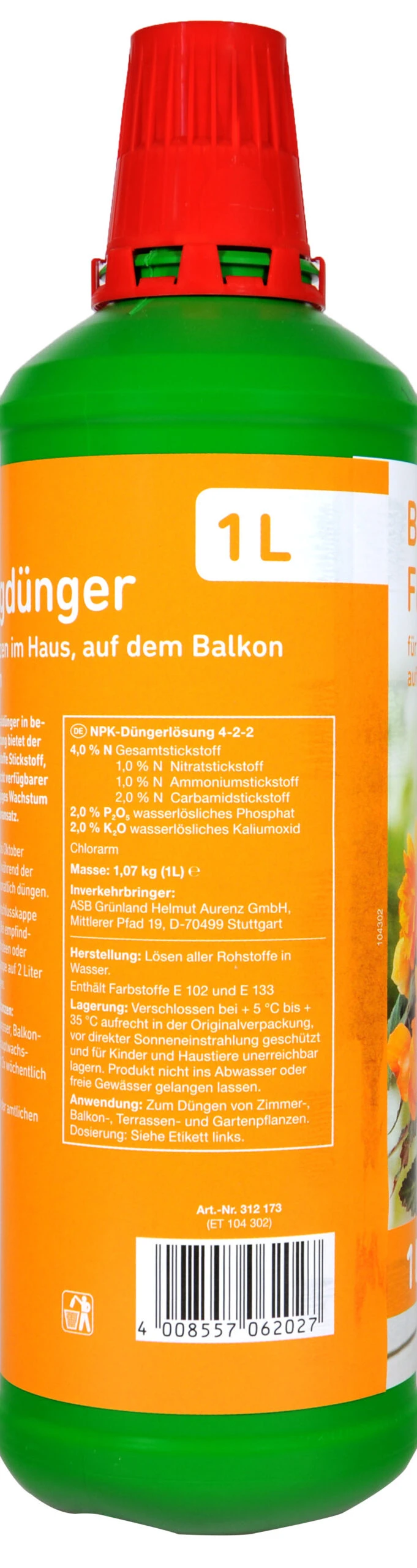 Blumendünger Ohne Guano - 1 L 3 Blumendünger Ohne Guano - 1 L – Bild 3