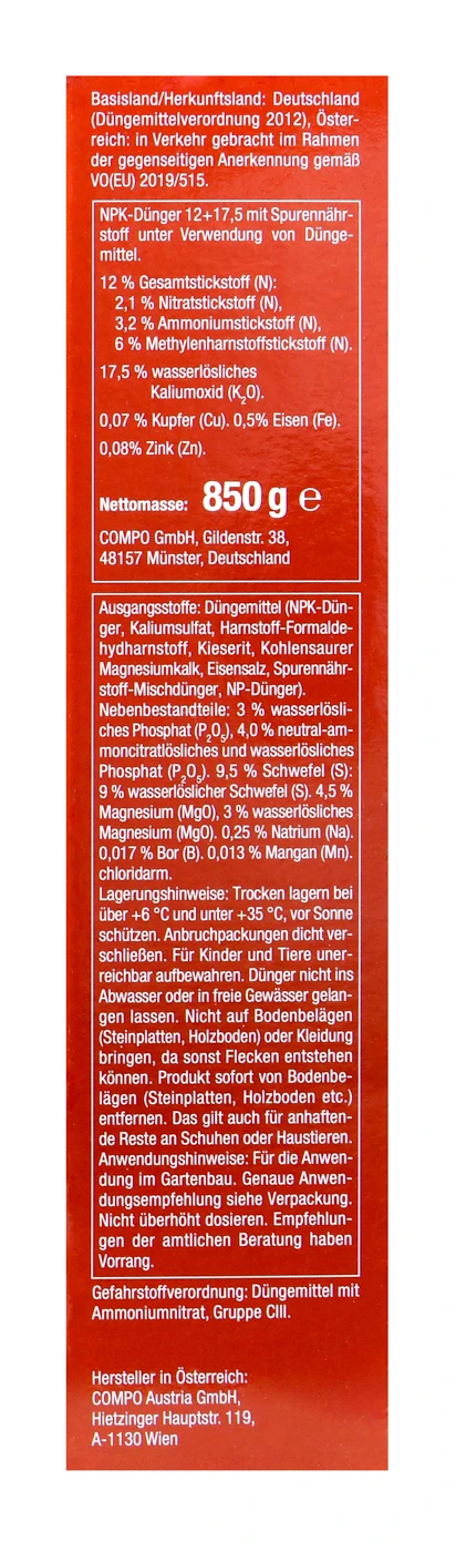 COMPO BIO Tomaten Langzeit-Dünger Mit Schafwolle - 0,85 Kg 4 COMPO BIO Tomaten Langzeit-Dünger Mit Schafwolle - 0,85 Kg – Bild 4
