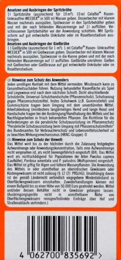 Celaflor Rasen-Unkrautfrei Weedex - 100 Ml 7 Celaflor Rasen-Unkrautfrei Weedex - 100 Ml -Ausgewählte Gartenpflegegeschäfte Celaflor20Rasen Unkrautfrei20Weedex 32617 L01
