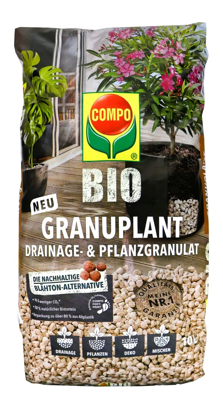 Compo Bio Granuplant Drainage & Pflanzengranulat - 10 L 1 Compo Bio Granuplant Drainage & Pflanzengranulat - 10 L