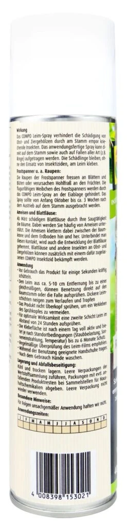 Compo Raupen Und Ameisen Leim-Spray - 400 Ml 5 Compo Raupen Und Ameisen Leim-Spray - 400 Ml -Ausgewählte Gartenpflegegeschäfte Compo20Bio20Leim20Spray 31318 H02