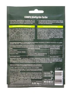 Neue Veröffentlichungen -Ausgewählte Gartenpflegegeschäfte Compo20Blattgruen Turbo 32812 H01