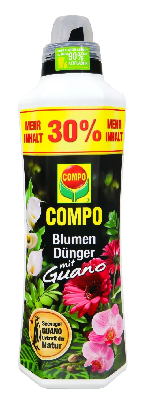 Compo Blumendünger Mit Guano - 1,3 L 1 Compo Blumendünger Mit Guano - 1,3 L