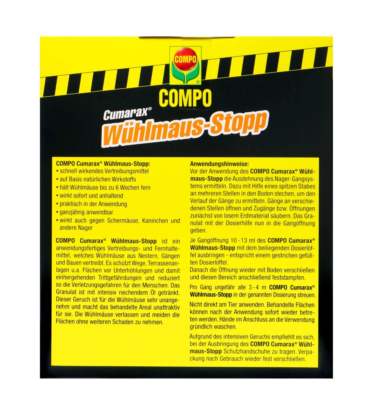 Compo Cumarax Wühlmaus-Stopp - 200 G 3 Compo Cumarax Wühlmaus-Stopp - 200 G – Bild 3
