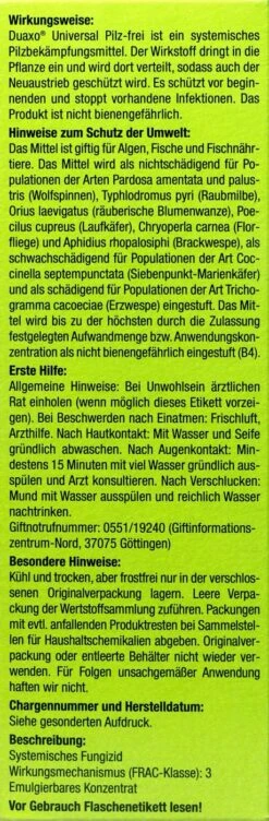 Compo Duaxo Universal Pilz-frei - 150 Ml -Ausgewählte Gartenpflegegeschäfte Compo20Duaxo20Universal20Pilz frei 31148 R01