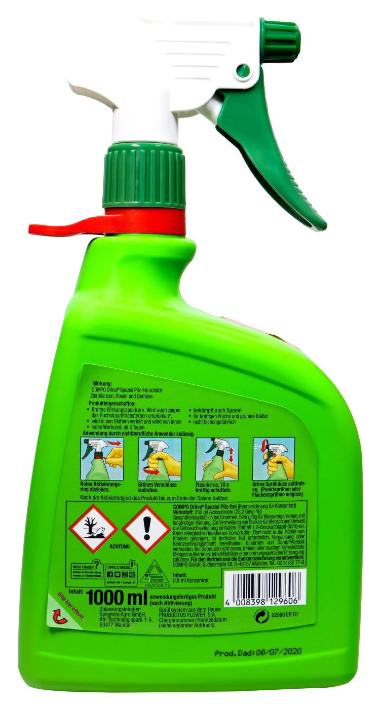 Compo Ortiva Spezial Pilz-frei - 1 L 2 Compo Ortiva Spezial Pilz-frei - 1 L – Bild 2