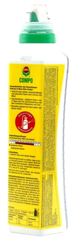 Compo Rasendünger Unkraut & Moos Nein Danke! - 1,3 L 5 Compo Rasendünger Unkraut & Moos Nein Danke! - 1,3 L -Ausgewählte Gartenpflegegeschäfte Compo20Rasenduenger20Unkraut20und20Moos20Nein20danke201320l 33630 H02