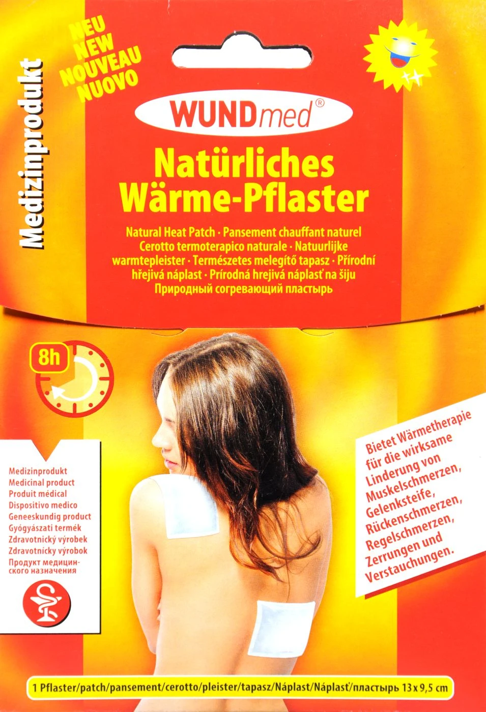 Natürliches Wärme-Pflaster - 13 X 9,5 Cm - 1 Stück 1 Natürliches Wärme-Pflaster - 13 X 9,5 Cm - 1 Stück