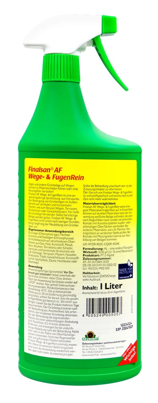 Neudorff Finalsan Wege Und FugenRein, Anwendungsfertig - 1 L 2 Neudorff Finalsan Wege Und FugenRein, Anwendungsfertig - 1 L – Bild 2