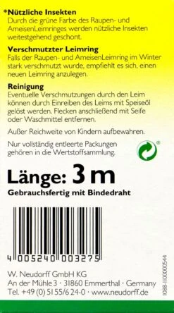 Neudorff Raupen- Und Ameisenleimring - 3 M 6 Neudorff Raupen- Und Ameisenleimring - 3 M -Ausgewählte Gartenpflegegeschäfte Neudorff20Raupen 20und20Ameisenleimring 42106 R01