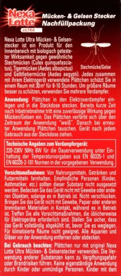Nexa Lotte Mücken- Und Gelsenstecker Ultra Nachfüllpack - 20 Stück -Ausgewählte Gartenpflegegeschäfte Nexa20Lotte20Muecken 20und20Gelsenstecker 32332 H01