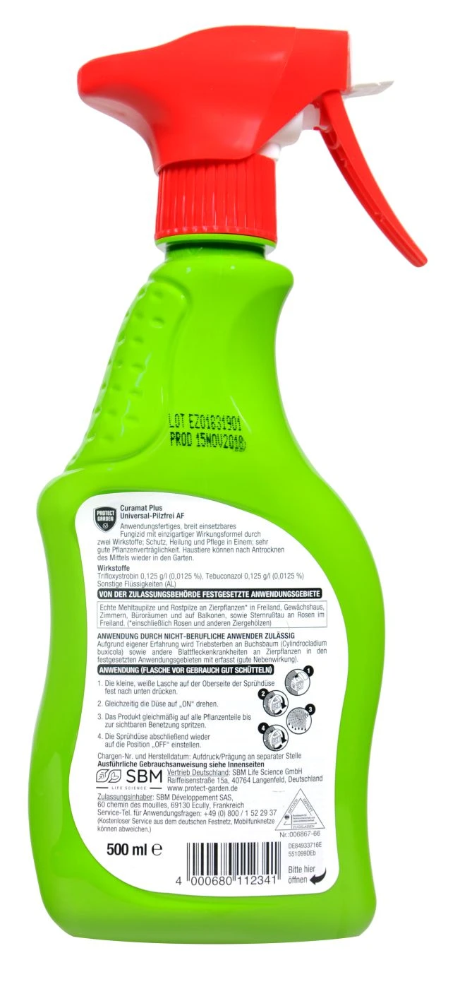 Protect Garden Curamat Plus Universal Pilzfrei AF - 0,5 L 2 Protect Garden Curamat Plus Universal Pilzfrei AF - 0,5 L – Bild 2