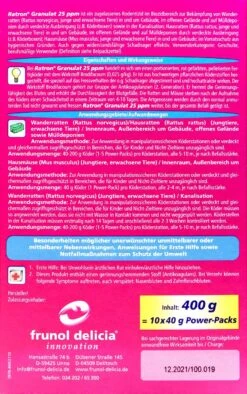 Delicia Ratron Granulat Power-Packs - 0,4 Kg 7 Delicia Ratron Granulat Power-Packs - 0,4 Kg -Ausgewählte Gartenpflegegeschäfte Ratron20Granulat20Power20Packs 36211 H01