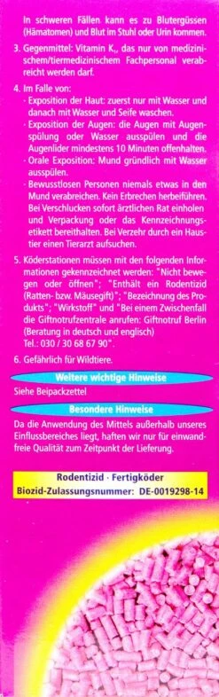 Delicia Ratron Granulat Power-Packs - 0,4 Kg 6 Delicia Ratron Granulat Power-Packs - 0,4 Kg -Ausgewählte Gartenpflegegeschäfte Ratron20Granulat20Power20Packs 36211 L01