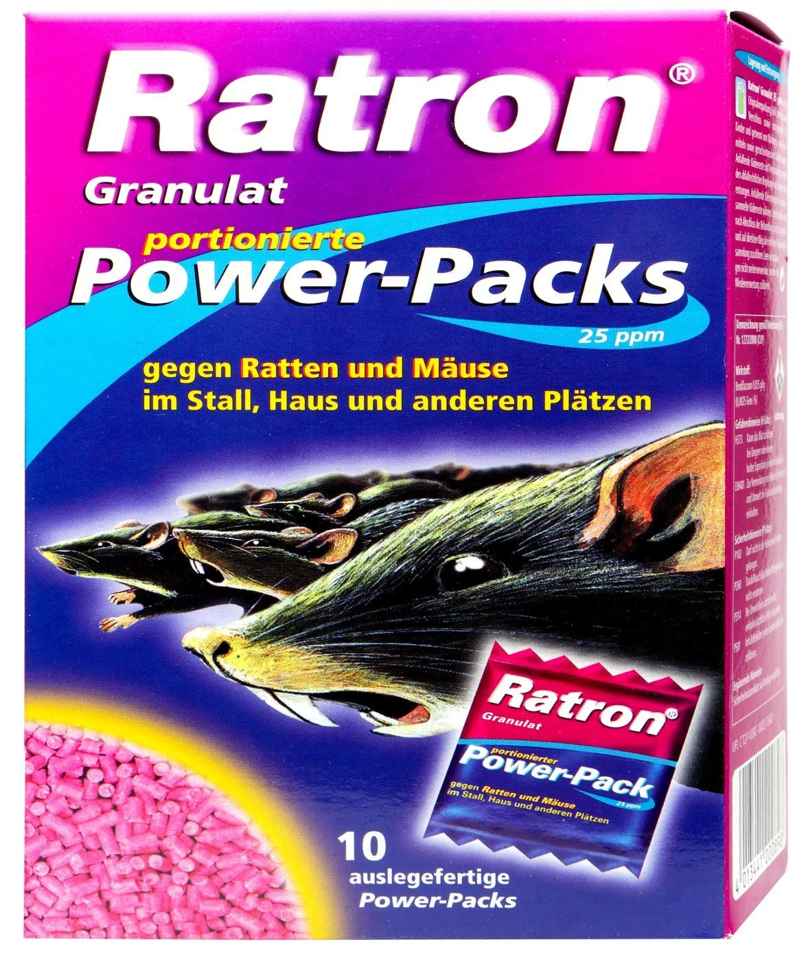 Delicia Ratron Granulat Power-Packs - 0,4 Kg 1 Delicia Ratron Granulat Power-Packs - 0,4 Kg