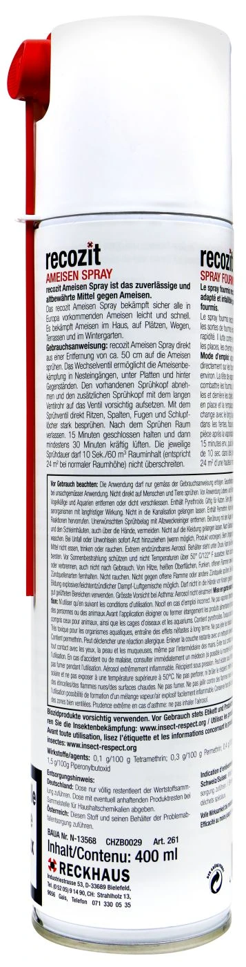 Recozit Ameisen Spray - 0,4 L 2 Recozit Ameisen Spray - 0,4 L – Bild 2