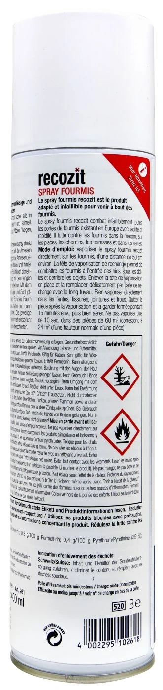 Recozit Ameisen Spray - 0,4 L 3 Recozit Ameisen Spray - 0,4 L – Bild 3