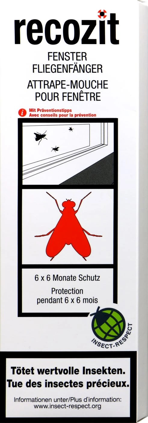 Recozit Fliegenfänger - 6 Stück 1 Recozit Fliegenfänger - 6 Stück