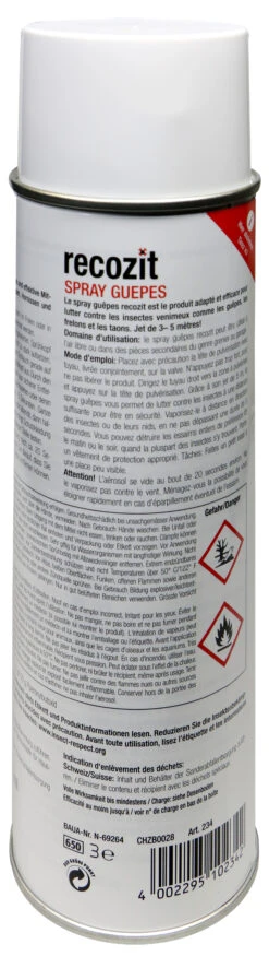Recozit Wespen Spray Mit Sprühschlauch - 0,5 L 5 Recozit Wespen Spray Mit Sprühschlauch - 0,5 L -Ausgewählte Gartenpflegegeschäfte Recozit20Wespen20Spray20mit20Spruehschlauch 35423 H02