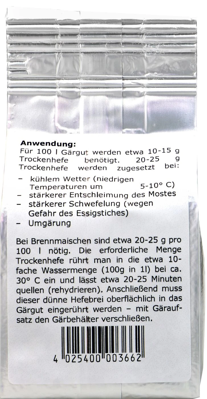 Kitzinger Trockenhefe - 100 G 2 Kitzinger Trockenhefe - 100 G – Bild 2