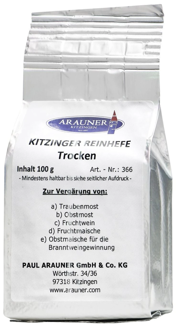Kitzinger Trockenhefe - 100 G 1 Kitzinger Trockenhefe - 100 G