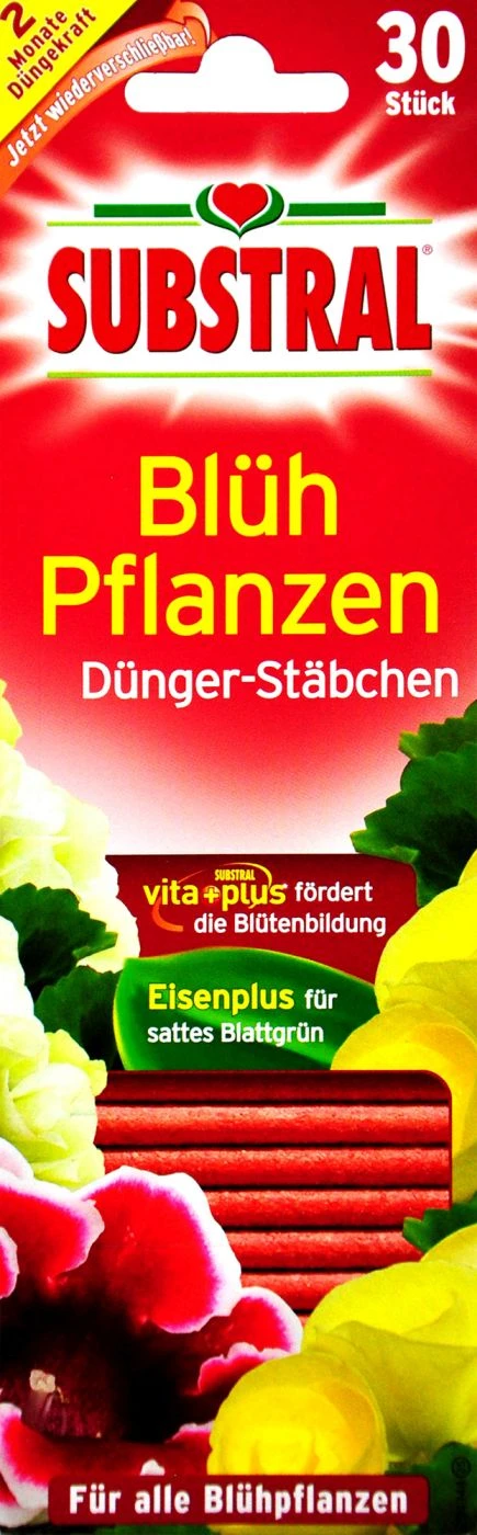 Substral Blühpflanzen Düngerstäbchen - 30 Stück 1 Substral Blühpflanzen Düngerstäbchen - 30 Stück