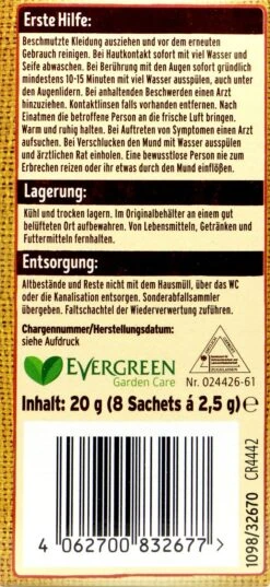 Naturen Bio Zünsler & Raupenfrei XenTari - 20 G -Ausgewählte Gartenpflegegeschäfte Substral20Naturen20Zuensler20und20Raupenfrei20XenTari 32501 L01