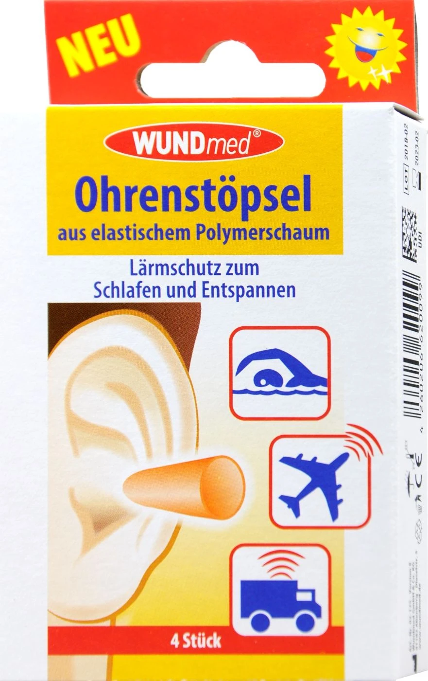 Ohrenstöpsel Polymerschaum - 4 Stück 1 Ohrenstöpsel Polymerschaum - 4 Stück