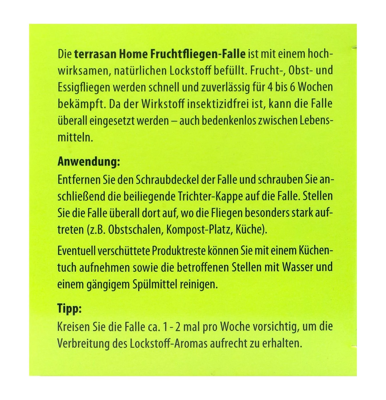 Terrasan Fruchtfliegen-Falle 3 Terrasan Fruchtfliegen-Falle – Bild 3